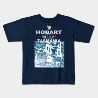 Hobart, Tasmania, Established 1804 Kids T-Shirt